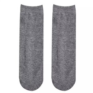 Summer men's ultra -thin socks and stockings in summer in the middle of business socks, solid cotton ice, sweat, sweat, anti -deodorant
