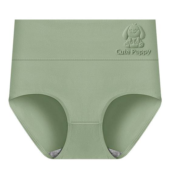 
Woodpecker underwear women's pure cotton high waist belly-closing full cotton antibacterial crotch comfortable new large size fat mm women's briefs
