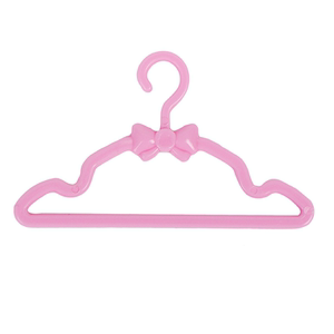 Doll -hanger changing clothes rack Macaron powder hanger 30 cm applicable accessories toys
