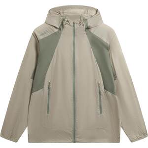 
Li Ning outdoor CF traceable sun protection windbreaker for men and women, hooded couple tops, summer breathable woven sportswear