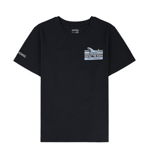 
Black ice hiking quick-drying short-sleeved women's sweat-wicking 3A antibacterial outdoor mountain climbing summer sunscreen T-shirt 1515-1