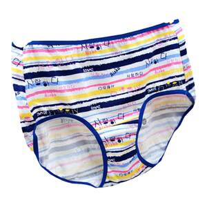 Genuine Ms. Esha underwear cotton cotton mid waist hip cotton fabric women large size comfortable small flat trousers gift box