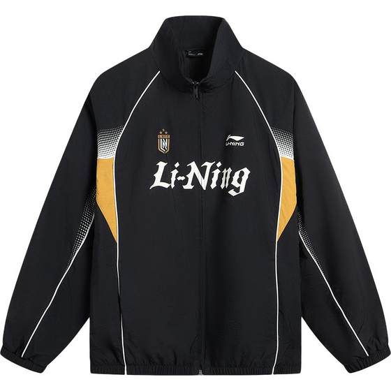 
Li Ning Jacket Men's Autumn and Winter New Couple Stand Collar American Retro Jacket Top Fans Loose Sports Windbreaker Women