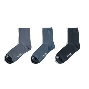 Maden workwear American retro anti-odor and breathable medium tube socks printed sweat-absorbent solid color sports non-slip socks for men in spring
