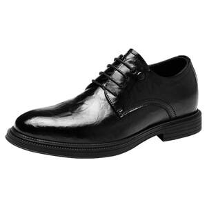 
HLA/Hailan Home Men's Shoes New Spring and Autumn Popular Business Formal Leather Shoes Heightening Derby Shoes