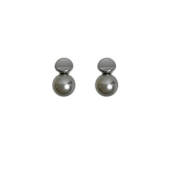 doudoustore grey pearl earrings