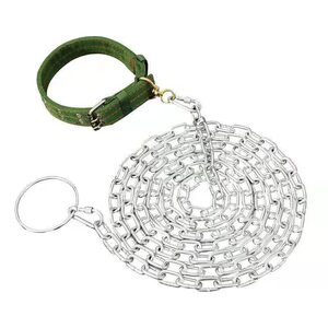 Anti-bite dog leash length 5 meters leash dog chains dog collar chain pet supplies neck cover dog leash
