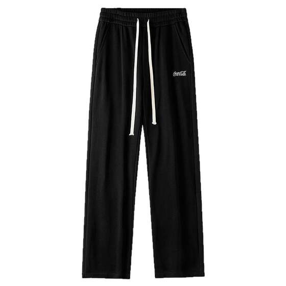 
Coca-Cola/Coca-Cola casual pants men's spring and autumn pants embroidered sweatpants sports straight pants floor-length trousers