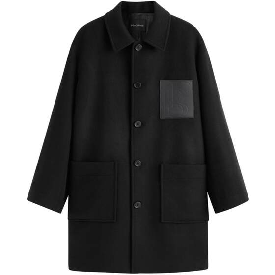 
Peacebird Men's New Year's Woolen Coat Coat Men's