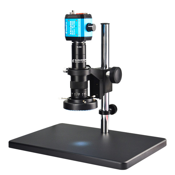 
GAOPIN electron microscope industrial high definition CCD camera high power magnification repair mobile phone with monitor digital video professional optical connection computer measurement circuit focus metallographic