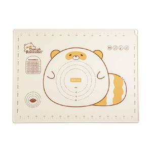 Double Gun Maternal and Baby Lovable Silicone kneading pads thick food -grade baking panel chopping board household rolling noodles and noodle pads