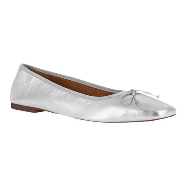 Geox Women's D Fragrance Spuntato Ballet Flats - Open Toe With Bow, Breathable & Flexible
