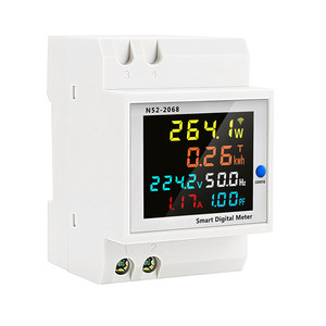 
Single-phase smart rail electricity meter household photovoltaic anti-backflow two-way metering energy meter power meter remote meter reading