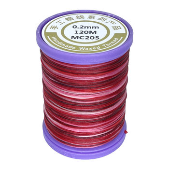 Thai wax thread macrame 0.2mm round silk wax rope handmade DIY braided ring waterproof non-scattering wear-resistant thread