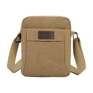 Shoulder messenger men's bag canvas bag new tide sports outdoor casual men's mini small backpack mobile phone bag