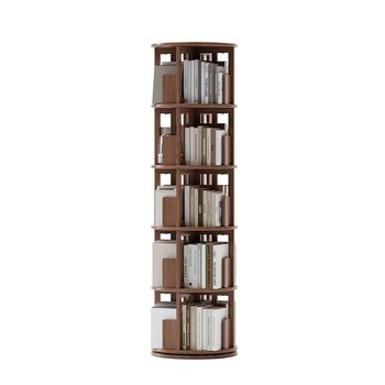 Installation of 360 degrees rotating bookshelf Heze Quanshi Wood
