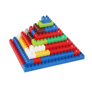 
Feile large particle building block accessories basic slide bulk scale *0.5kg accessories children's educational assembly toys for boys and girls