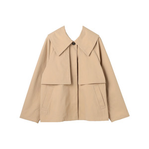 
Suite fashionable temperament simple and elegant online limited edition large collar lightweight windbreaker for women ONWARD