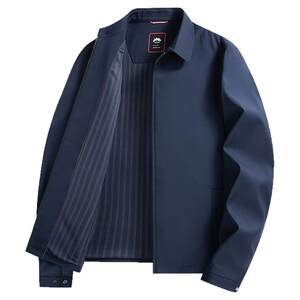 
Spring new middle-aged and elderly executive jackets, men's father's jackets, dad's cadre clothes, casual lapel tops for the elderly