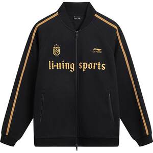 
Li Ning Baseball Uniform Men's Official Couple American Zipper Sweater Retro Loose Top Sports Jacket Coat for Women