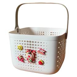 Portable large-capacity cute storage basket