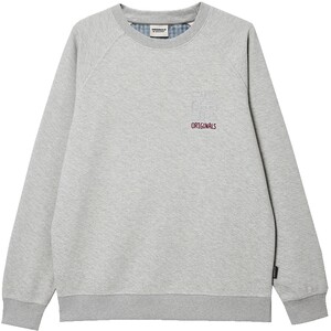 
Jack Jones Men's Spring New Letter Embroidered Pattern Printed Casual Loose Raglan Sleeve Round Neck Sweatshirt