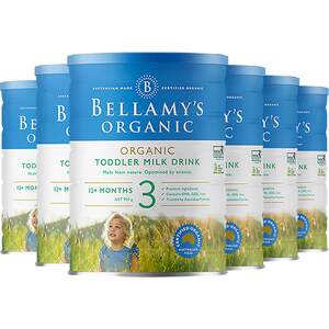 [Self-operated] Bellamy Classic 2.0 version HMO Organic Children's Formula Milk Powder 3-Stage 800g*6 Cans