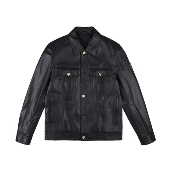 
[Sheep Leather] Raidy Boer/Redy Boer 2025 Autumn Men's Brand Armband Leather Jacket 2012