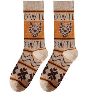 
Socks for women in autumn and winter pure cotton retro medium tube Japanese double-needle double-way thickened cotton socks piled up stockings 2025 new style