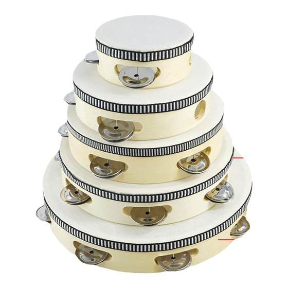 Orf Uyghur Grade Examination Special Dance Props Hand-drum Musical Instruments Kindergarten Children's Xinjiang Bell Drum Ling Ling Tan
