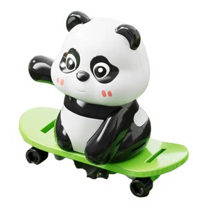 
Clockwork panda toy moving small animal hula hoop panda baby head up crawling toy panda games