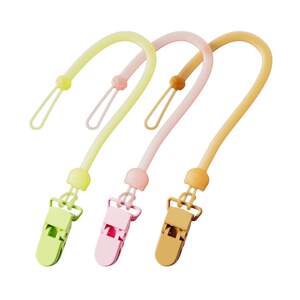 
Baby teething glue prevent chain pacifier chain baby teething stick bite anti-loss rope clip silicone can bite
