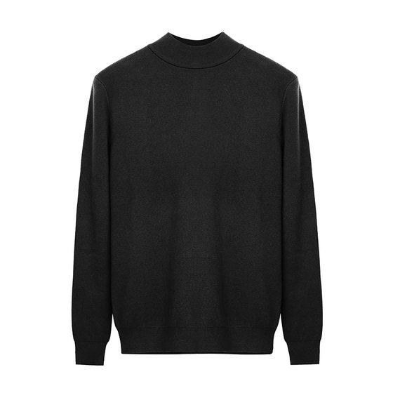 Men's small middle, half -high -necked sweater men's sweater slim inside with thick sweater, coat, bottom shirt, autumn and winter