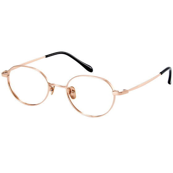 
Myopic glasses for teenagers, female professional glasses, anti-blue light radiation eye protection, children and students special pure titanium small frame