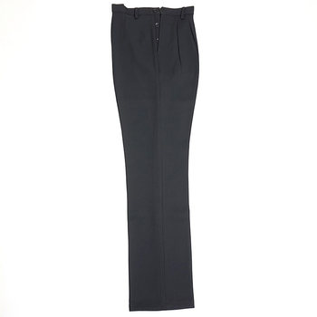 Spring, autumn and winter micro -bullet button opening straight mother pants
