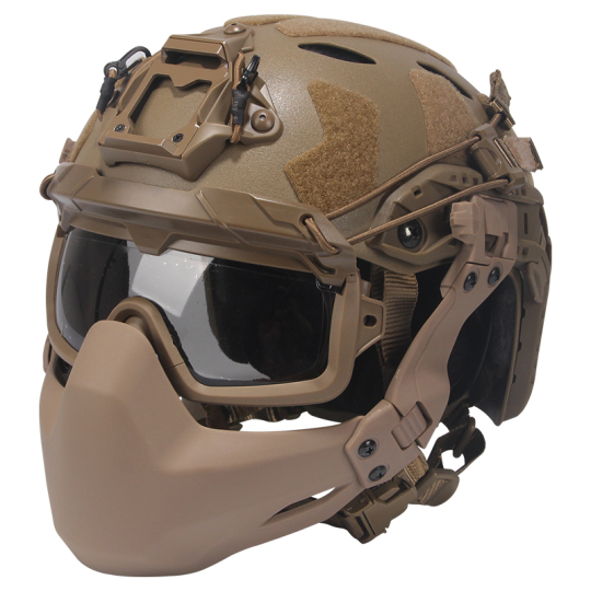Tactical Helmet SF 2nd Gen Diamond Hole Set with Lens