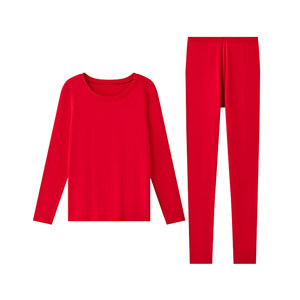 
Light and warm Zhu Zhu same style Manifen camellia oil women's red suit couple antibacterial muscle clothing men's zodiac year