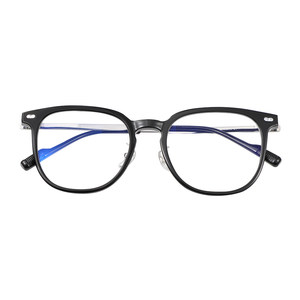 GM black frame myopia glasses frame women can match the digital beauty frame ultra -light anti -blue light black eyes frame female model