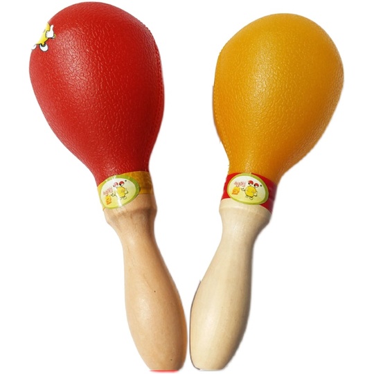 Happy Beans KTV Sand Hammer - Houten Percussie Instrument