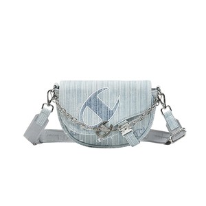 Champion champion shoulder bag women's new style old-fashioned saddle bag men's crossbody bag couple casual commuting small backpack