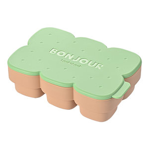 
LOCK&LOCK complementary food mold food grade silicone complementary food box baby frozen grid baby meat puree packaging box ice tray
