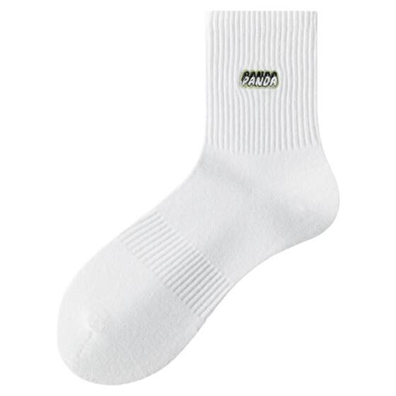 
Zoyin socks men's summer thin pure cotton men's mid-tube socks deodorant 7a antibacterial panda aromatherapy socks gift box cartoon