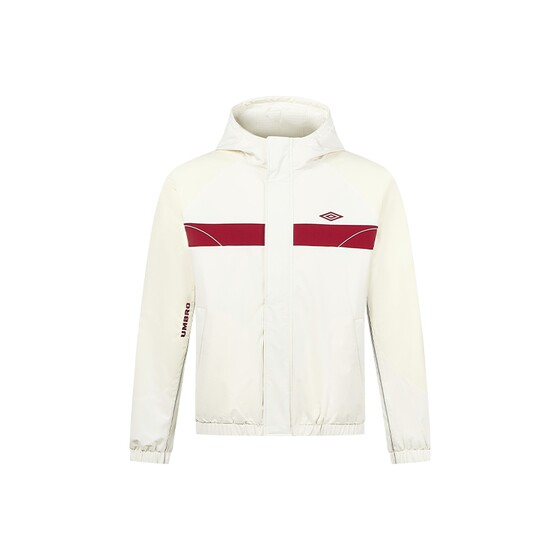 
Umbro Umbro official cotton clothing 2026 spring new comfortable raglan sleeve retro football style hooded jacket for men