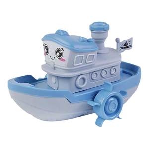 
Baby playing water toys steamship children's bathroom bathing toys clockwork boat bathtub swimming water floating toys