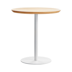 Nordic round dining table home solid wood coffee negotiation table