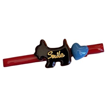 
Cartoon puppy love hair clip for women 2025 new style
