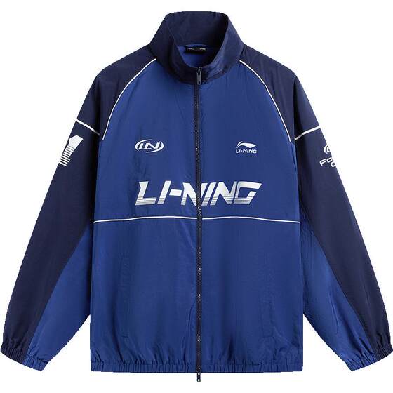 
Li Ning Jacket Men's 2026 Spring New Couple Loose Retro Top Woven Sports Windbreaker Casual Jacket