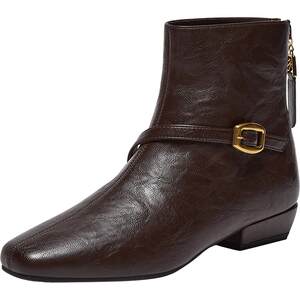 
Bestu Winter Shopping Mall New Commuting Square Toe Retro Short Boots Thick Heel Women's Fashion Boots F3051DD5
