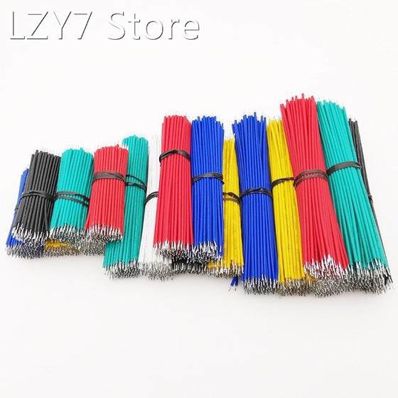 100Pcs Breadboard Jumper Cable Wire 24AWG Tin-Plated PCB Sol