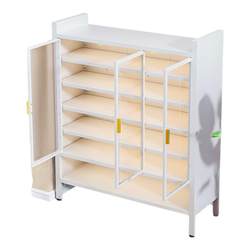 Steel shoe cabinet home door shoe cabinet